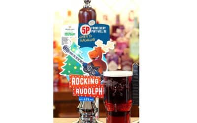 Greene King Brewery’s Rocking Rudolph back with launch of Macmillan donation